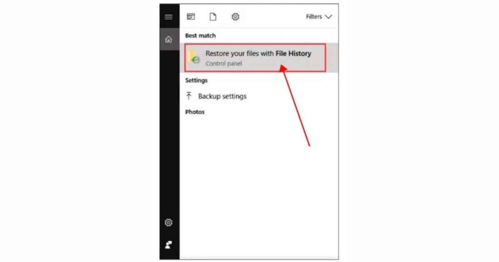 Check File History Backup