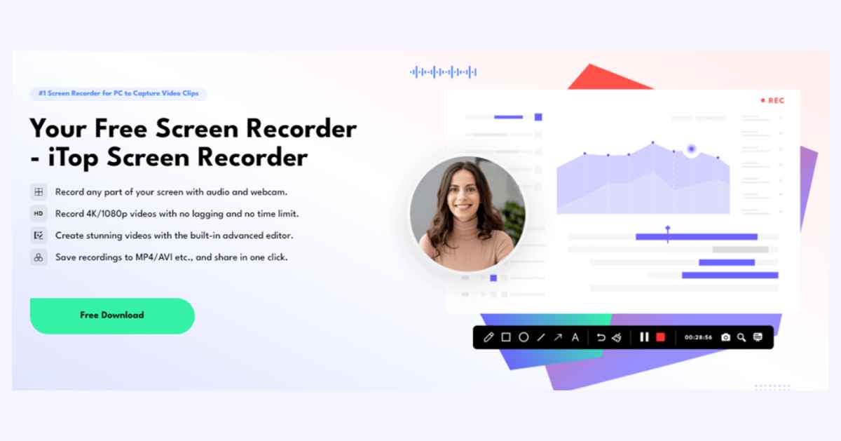 Free iTop Screen Recorder: Windows 11 Recording