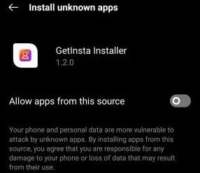 GetInsta Apk Installer