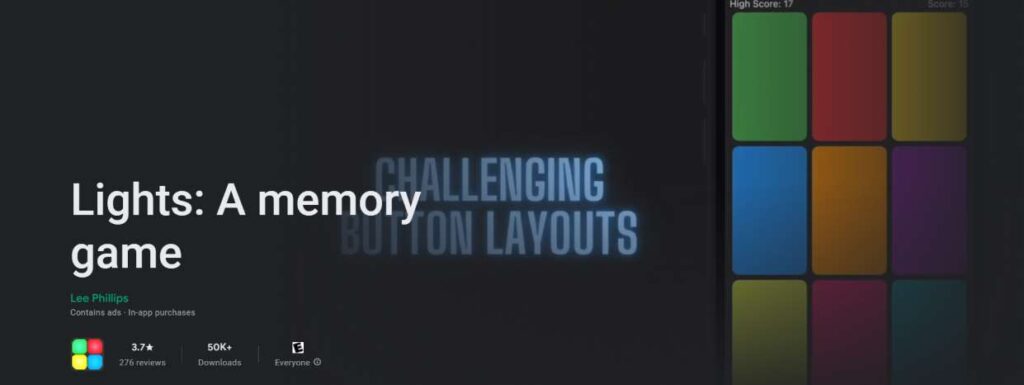 Lights: A Memory Game 