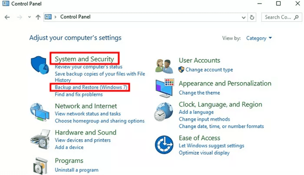 Backup and Restore